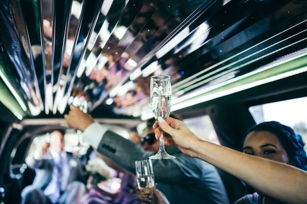www.transportcenterhub.pro limousine service showcasing satisfied customers enjoying luxury transportation experiences.