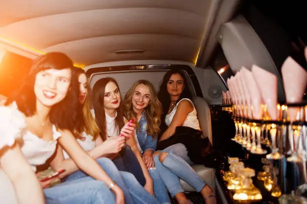 Luxury limousine service by www.transportcenterhub.pro showcasing satisfied customers enjoying memorable experiences.