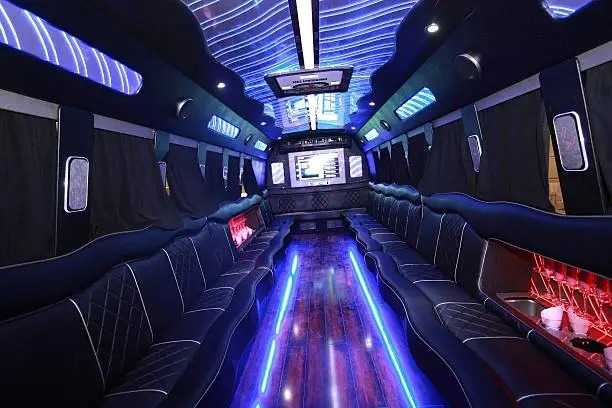 Customers enjoying luxury limousine service by www.transportcenterhub.pro, showcasing memorable moments and quality transportation.